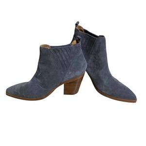 Marc Fisher Women's Gray & Brown Suede Bootie Size 12